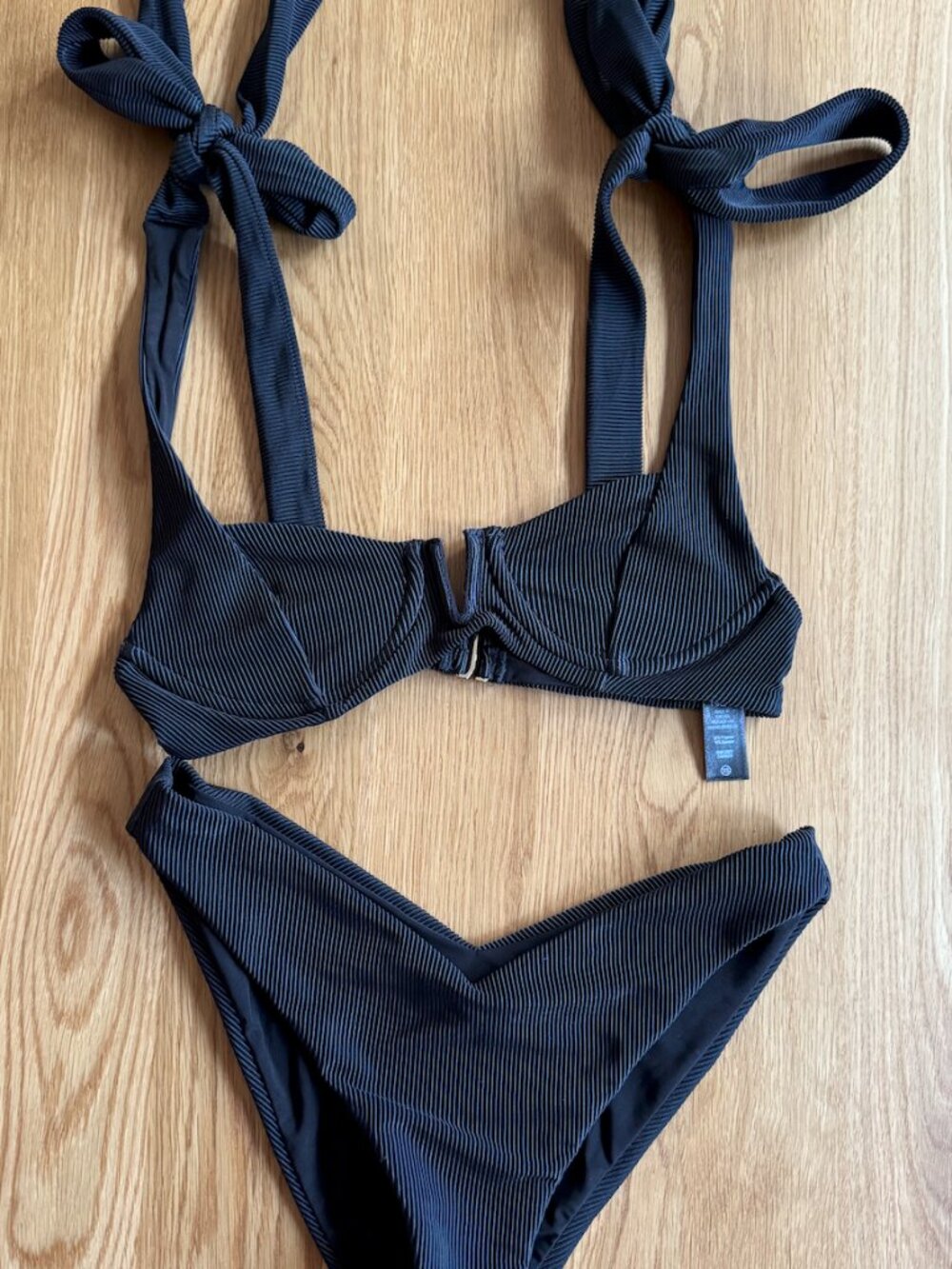 Beach Riot Black Bikini